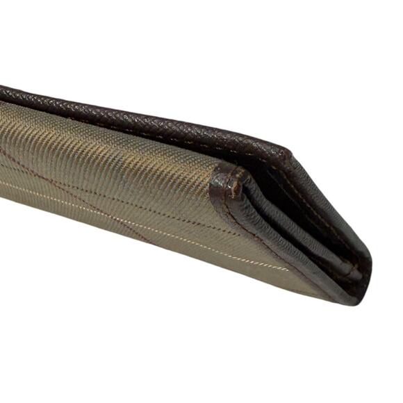 Burberrys Burberry Brown Check Canvas and Leather Long Wallet Authentic - Picture 11 of 14